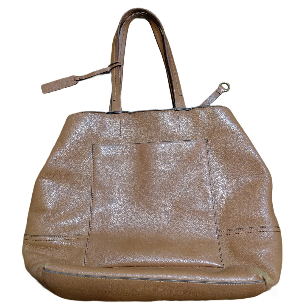 J. Crew Brown Leather Tote Shoulder Bag - Picture 10 of 10